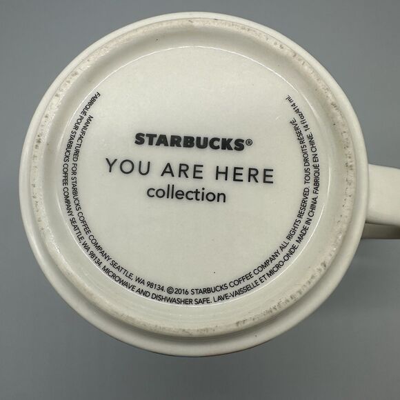 Starbucks Hawaii You Are Here Collection Coffee Cup 14oz Mug 2016 - Picture 7 of 7